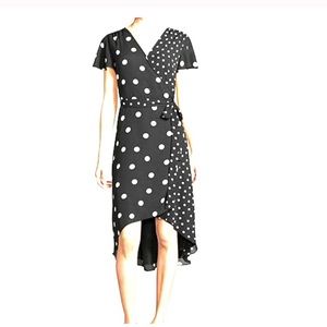 Worthington polka dot midi dress